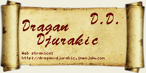 Dragan Đurakić vizit kartica